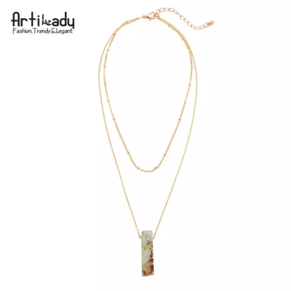Artilady Quartz 2 Layer Choker/Necklace